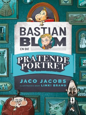 cover image of Bastian Blom en die pratende portret